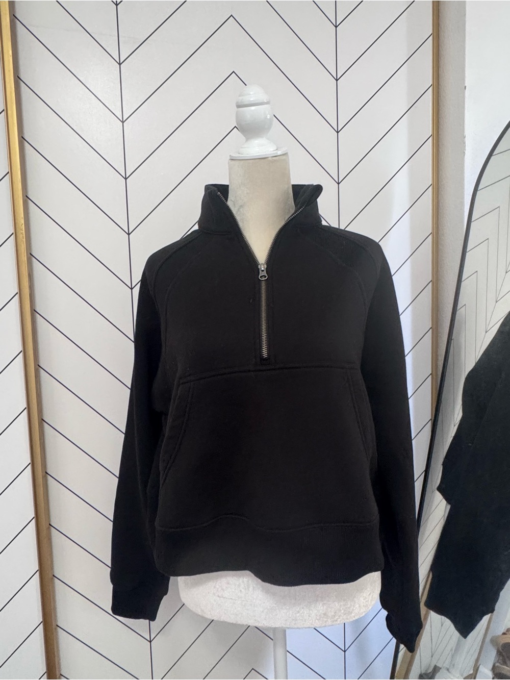 Member’s Mark Black Half-Zip Pullover Sweater